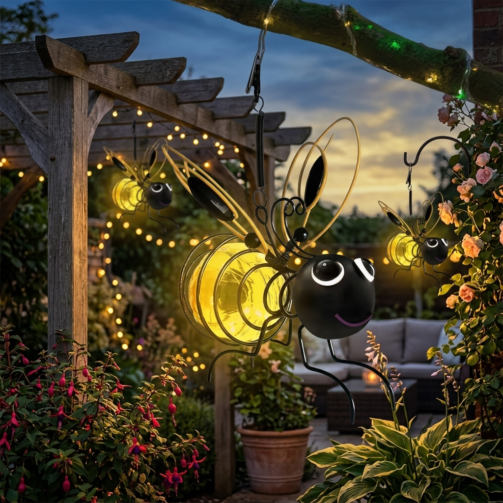 Solar Bijen Tuinverlichting – Sfeervolle Verlichting op Zonne-Energie