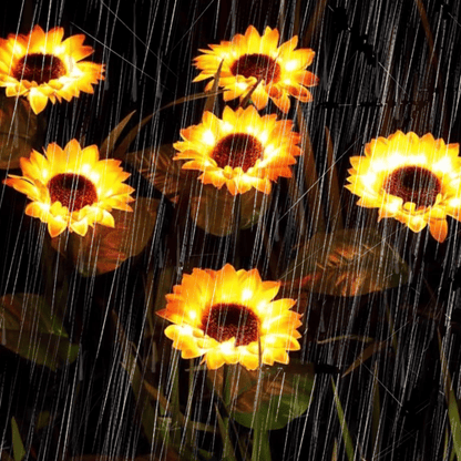 Solar Zonnebloem Tuinlamp – Sfeervolle Tuinverlichting op Zonne-Energie